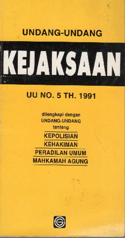 Undang-Undang KEJAKSAAN