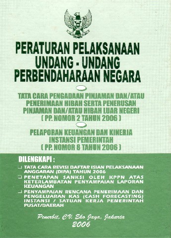 Peraturan Pelaksanaan Undang-undang Perbendaharaan Negara