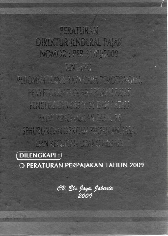 Pedoman Teknis Tata Cara Pemotongan, Penyetoran dan Pelaporan Pajak Penghasilan Pasal 21 dan/atau Pajak Penghasilan Pasal 26 Sehubungan dengan Pekerjaan, Jasa, dan Kegiatan Orang Pribadi