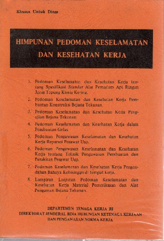 Himpunan Pedoman Keselamatan dan Kesehatan Kerja