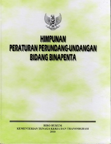 Himpunan Peraturan Perundang-Undangan Bidang BINAPENTA