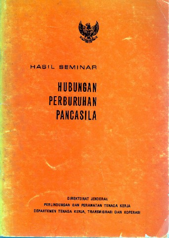 Hasil Seminar Hubungan Perburuhan Pancasila