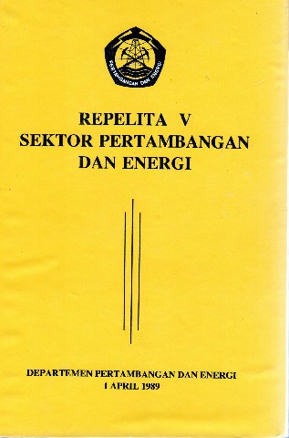 Repelita V Sektor Pertambangan dan Energi