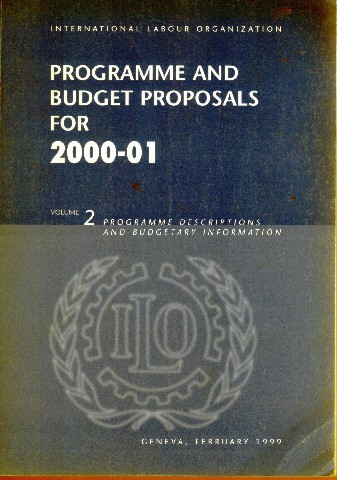 Programme and Budget Proposals for 2000-01