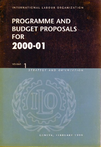 Programme and Budget Proposals for 2000-01