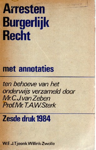 Arresten Burgerlijk Recht