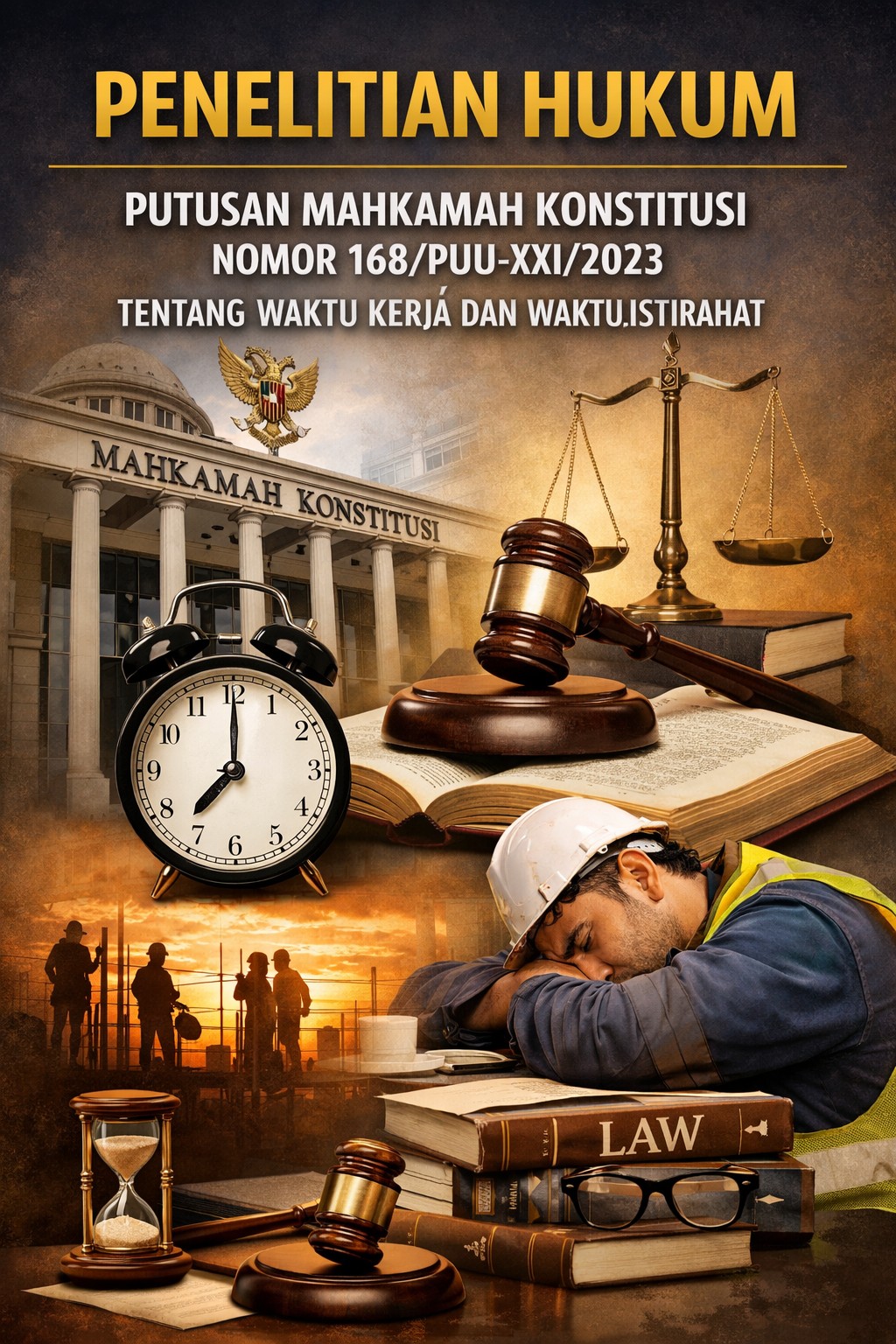 Penelitian Hukum Putusan Mahkamah Konstitusi Nomor 168/PUU-XXI/2023 Tentang Waktu Kerja dan Waktu Istirahat