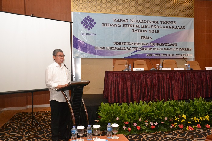 Rakornis Bidang Hukum Ketenagakerjaan Tahun 2018