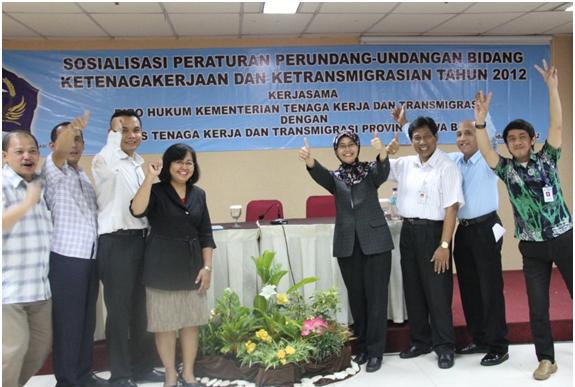 Sosialisasi PUU Bidang Nakertrans di Provinsi Jawa Barat