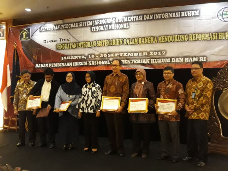 Pertemuan Integrasi Sistem Jaringan Dokumentasi dan Informasi Hukum Tingkat Nasional