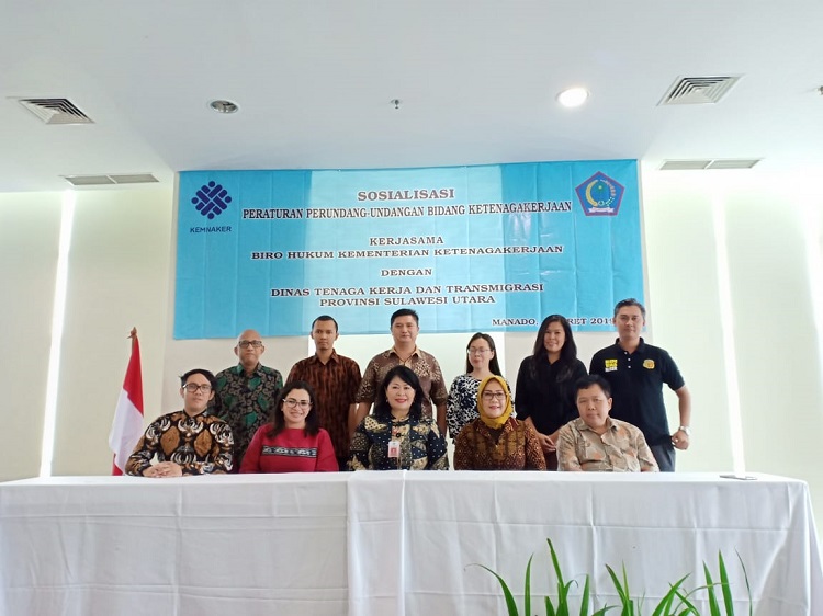 Sosialisasi PUU Bidang Ketenagakerjaan di Provinsi Sulawesi Utara