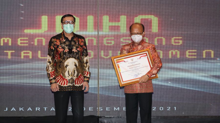 Pemberian JDIH Award 2021