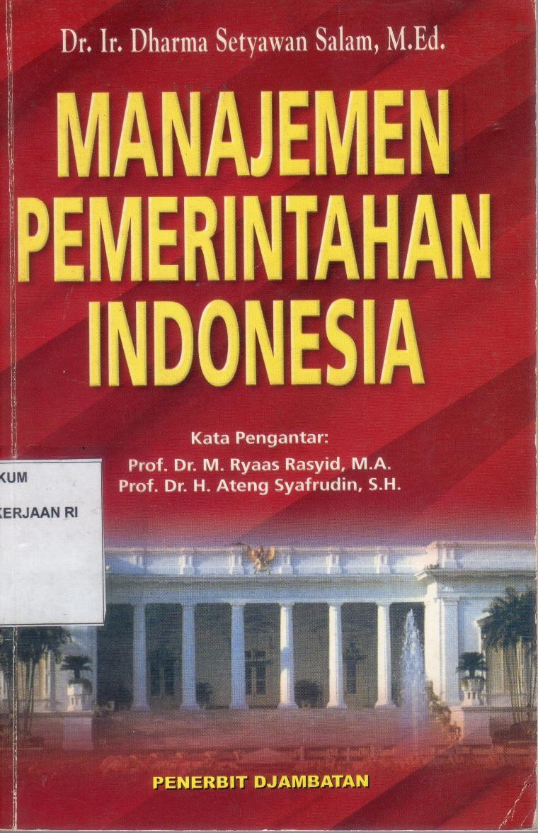Manajemen Pemerintahan Indonesia