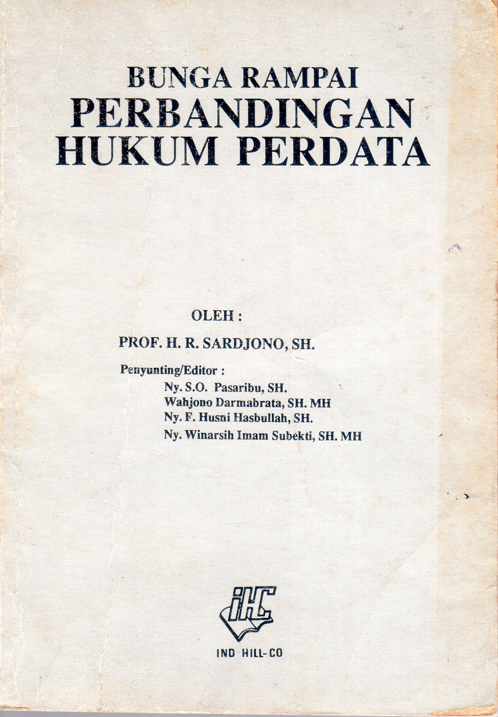 Bunga Rampai Perbandingan Hukum Perdata